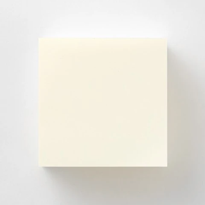 Midori MD Block Memo Pad in Blank, a thick block of plain cream MD Paper