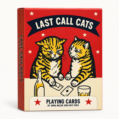 Last Call Cats Playing Cards | Arna Miller & Ravi Zupa