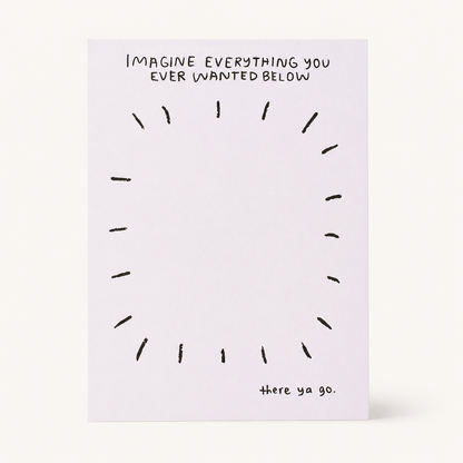 Imagine Everything Notepad | People I've Loved (CA)