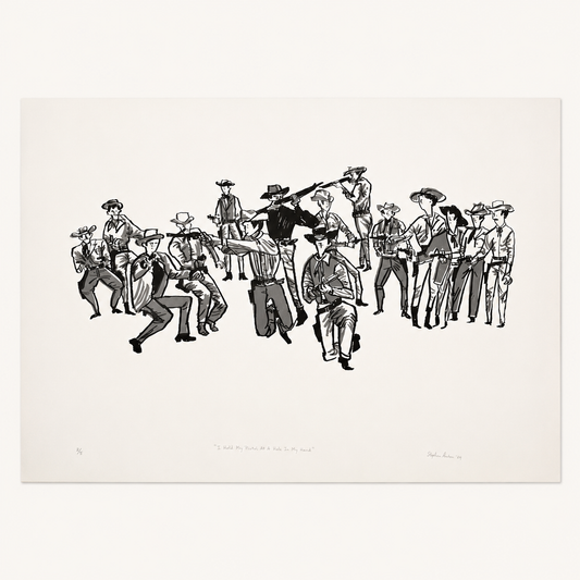 I Shoot You, You Shoot Me, I Shoot You Back Screenprint | Kylie Chan (HK)