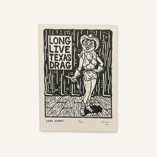 Yass Queen Linocut Print | Jack Russell (TX)