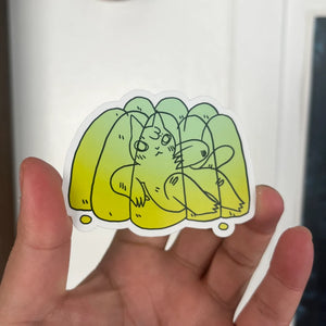 Jello Cat Vinyl Sticker | Deth P. Sun (CA)