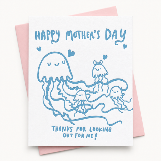 Jellyfish Mother's Day Card | Ghost Academy (CA)