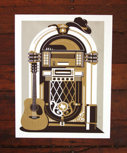 Jukebox Screenprint | Nate Duval (MA)