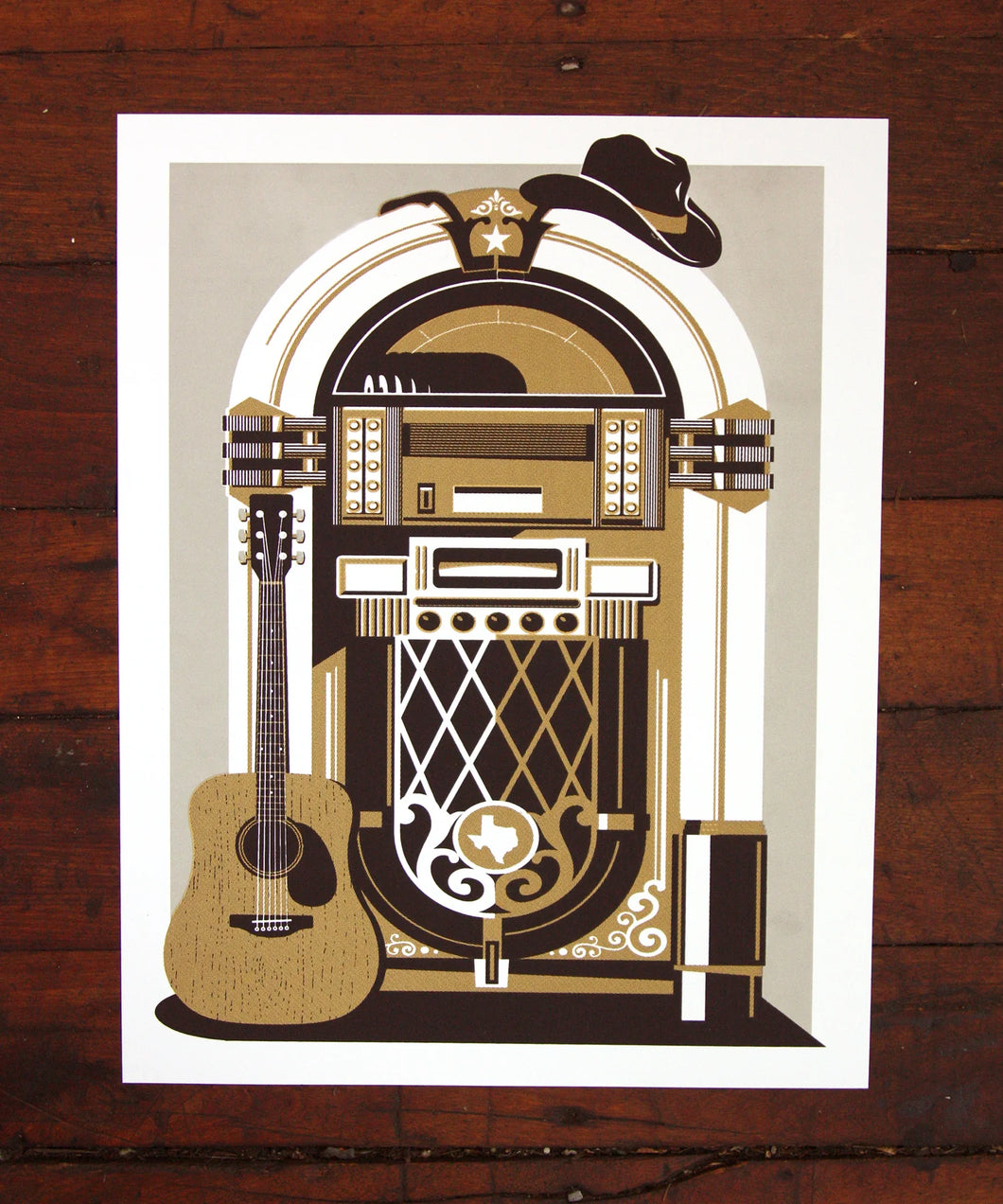 Jukebox Screenprint | Nate Duval (MA)