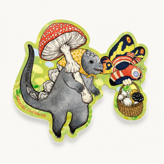 Kaiju Mushroom Sticker | Marika Paz (OR)