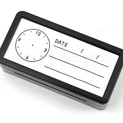 Mini Keep Track of Time Pre-inked Stamp | Midori (Japan)