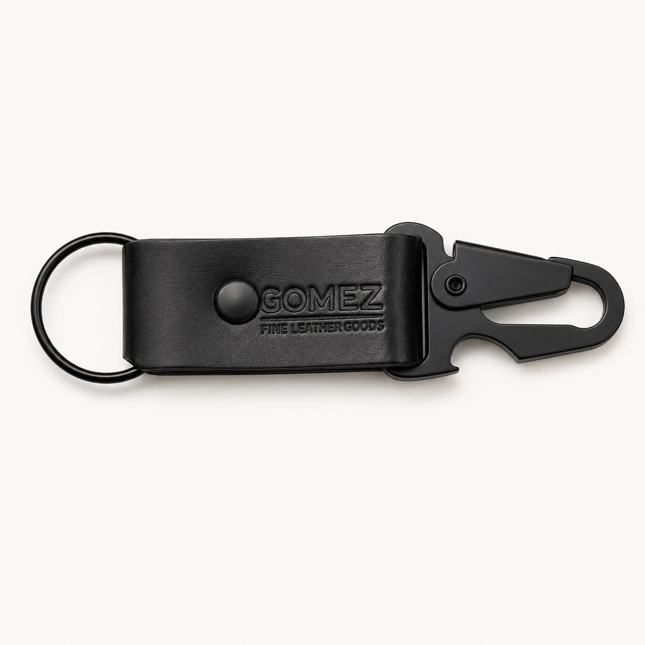 Leather Key Ring with Bottle Opener | Gomez Handcrafted Leathergoods (TX)