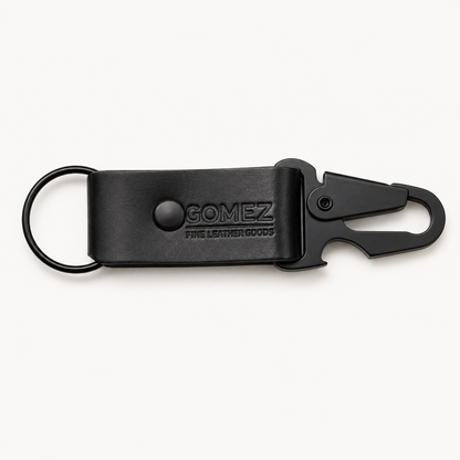 Leather Key Ring with Bottle Opener | Gomez Handcrafted Leathergoods (TX)