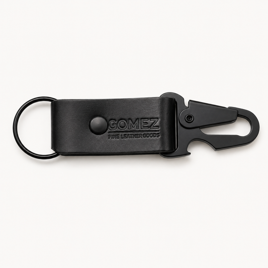 Leather Key Ring with Bottle Opener | Gomez Handcrafted Leathergoods (TX)