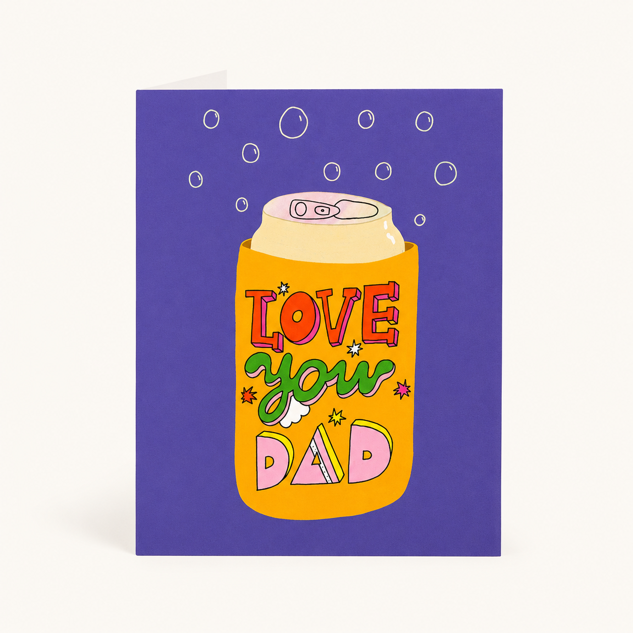 Beer Koozie Love Father's Day Card | Carolyn Suzuki (CA)