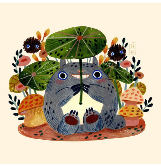 Baby Totoro Art Print | Heidi Moreno (CA)