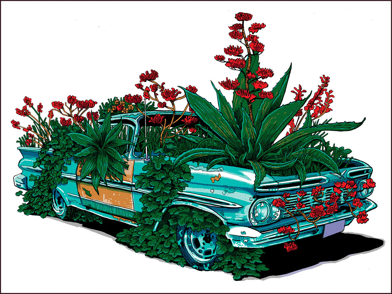 Kudzu Camino Screen Print | Time Doyle (TX)