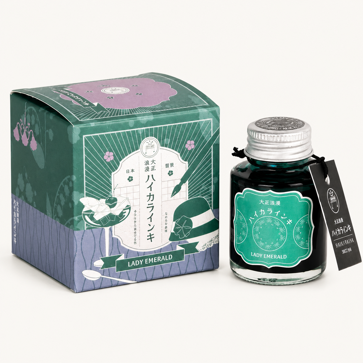 Guitar Taisho Roman Haikara Ink | Lady Emerald | Teranishi Chemical Co. (Japan)
