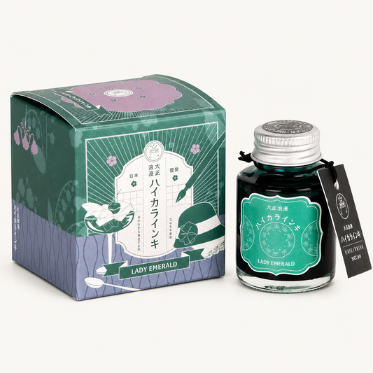 Guitar Taisho Roman Haikara Ink | Lady Emerald | Teranishi Chemical Co. (Japan)