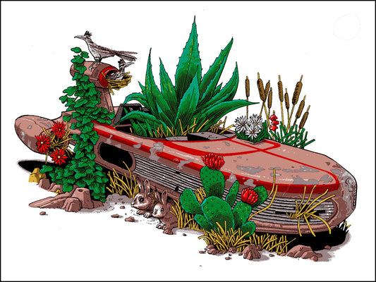 Lars Speeder Screen Print | Time Doyle (TX)