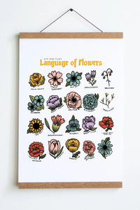 Language of Flowers Art Print | Stay Home Club (Canada)