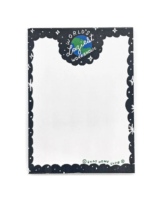 Workaholic Notepad | Stay Home Club (CAN)