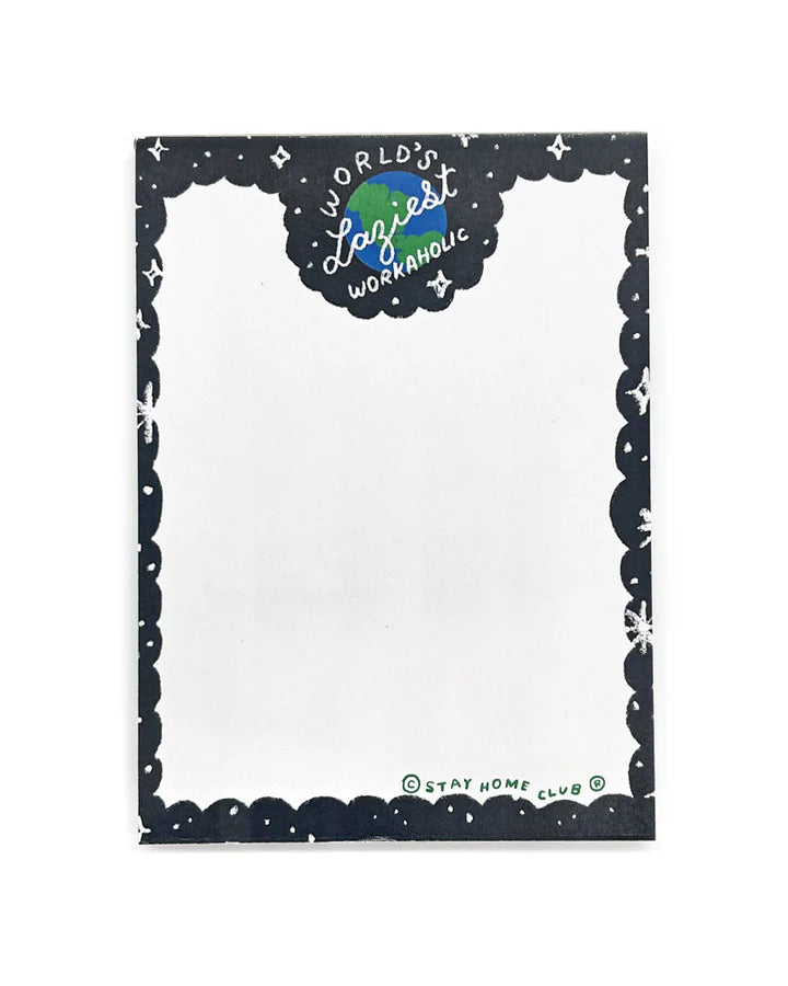 Workaholic Notepad | Stay Home Club (CAN)