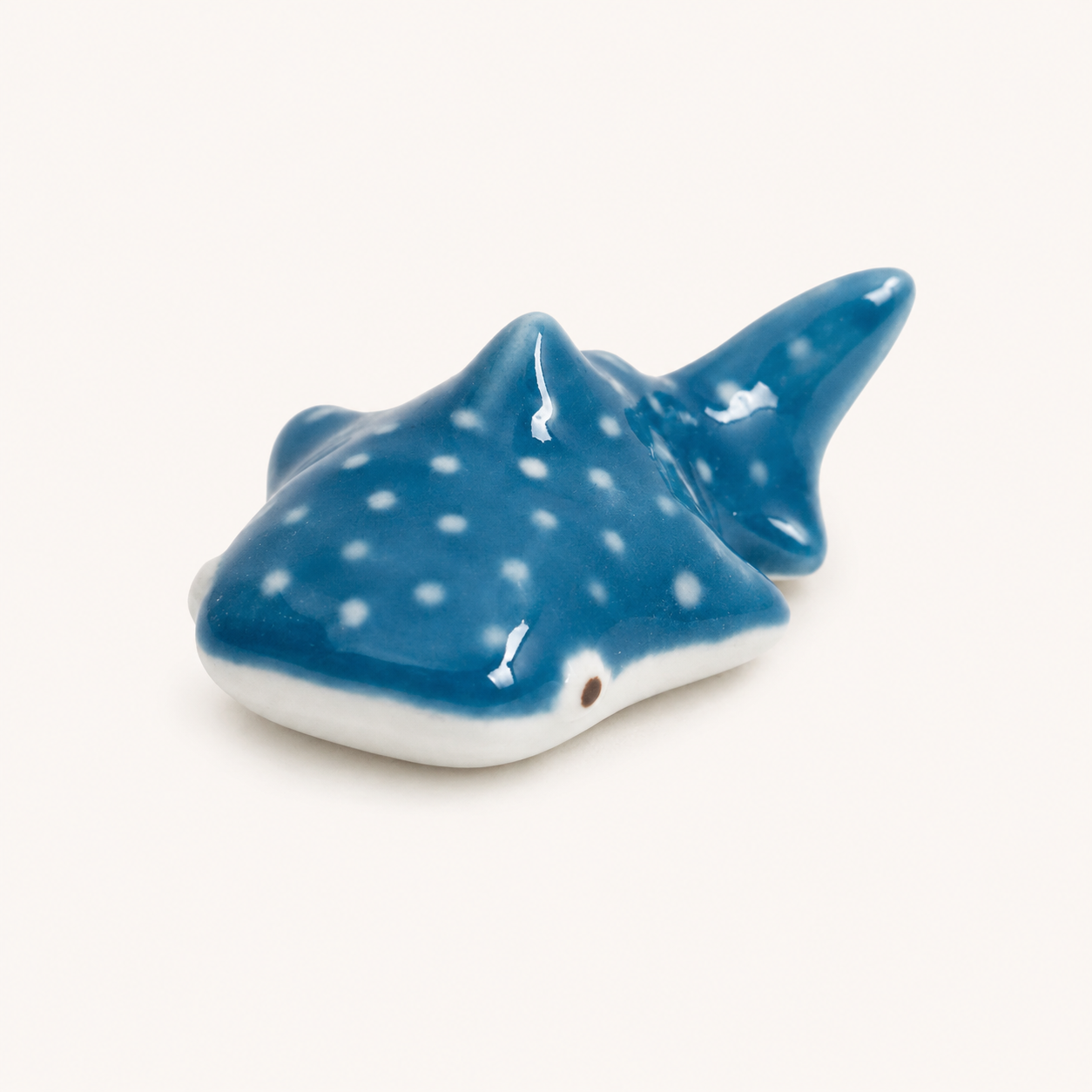Ceramic Whale Shark Chopsticks Rest (Japan)
