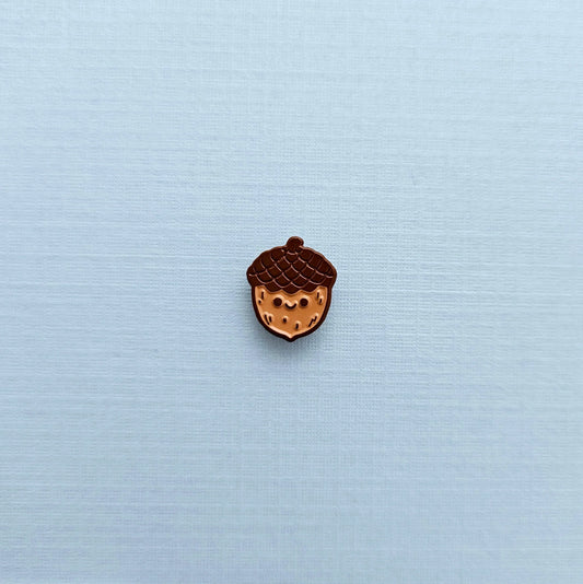 Acorn Mini Enamel Pin | Amy K Nalley (TX)