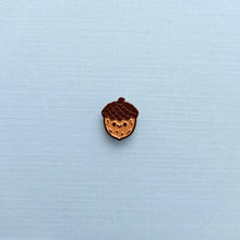 Load image into Gallery viewer, Acorn Mini Enamel Pin | Amy K Nalley (TX)
