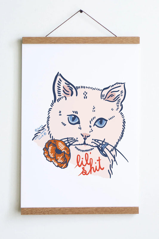 Lil' Shit Art Print | Olivia Mew