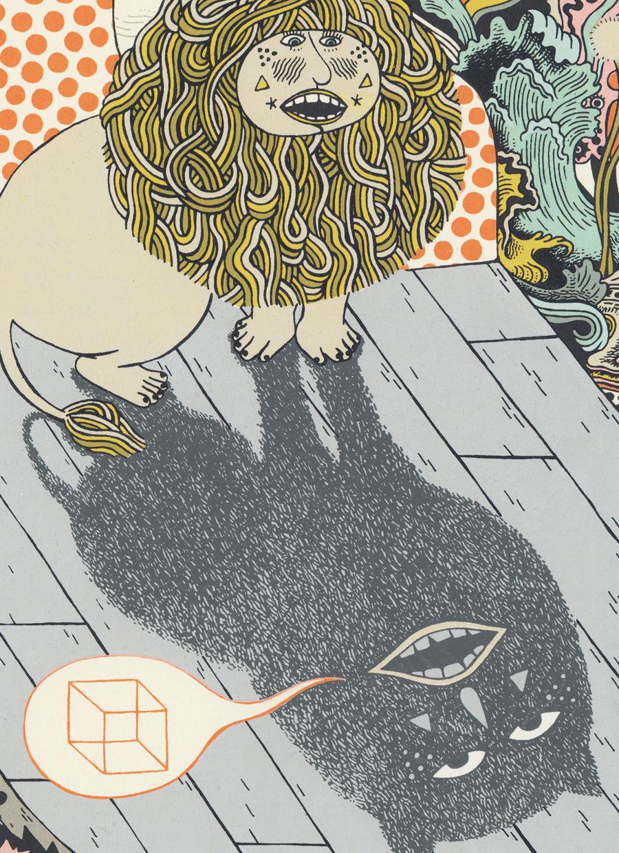 Lion Talking To His Shadow | Daria Tessler (OR)