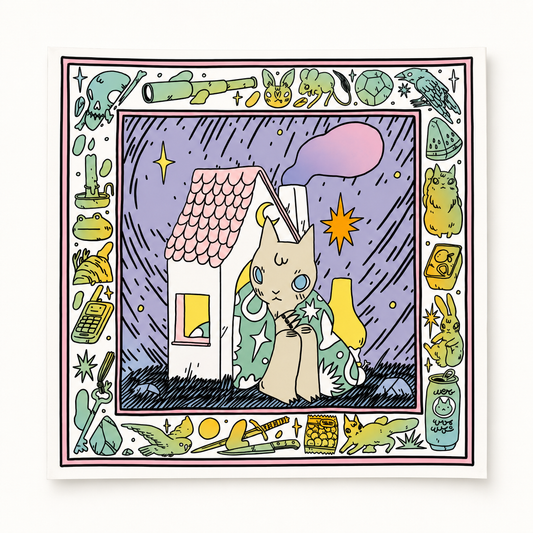 Little House Print | Deth P. Sun (CA)