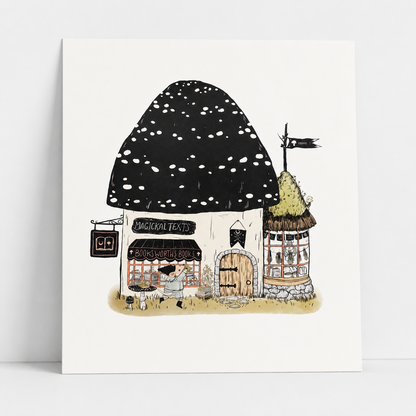 Booksworth Art Print | Marika Paz (OR)