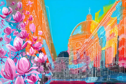 Sunset Over Florence Art Print | Malti B Lee (TX)