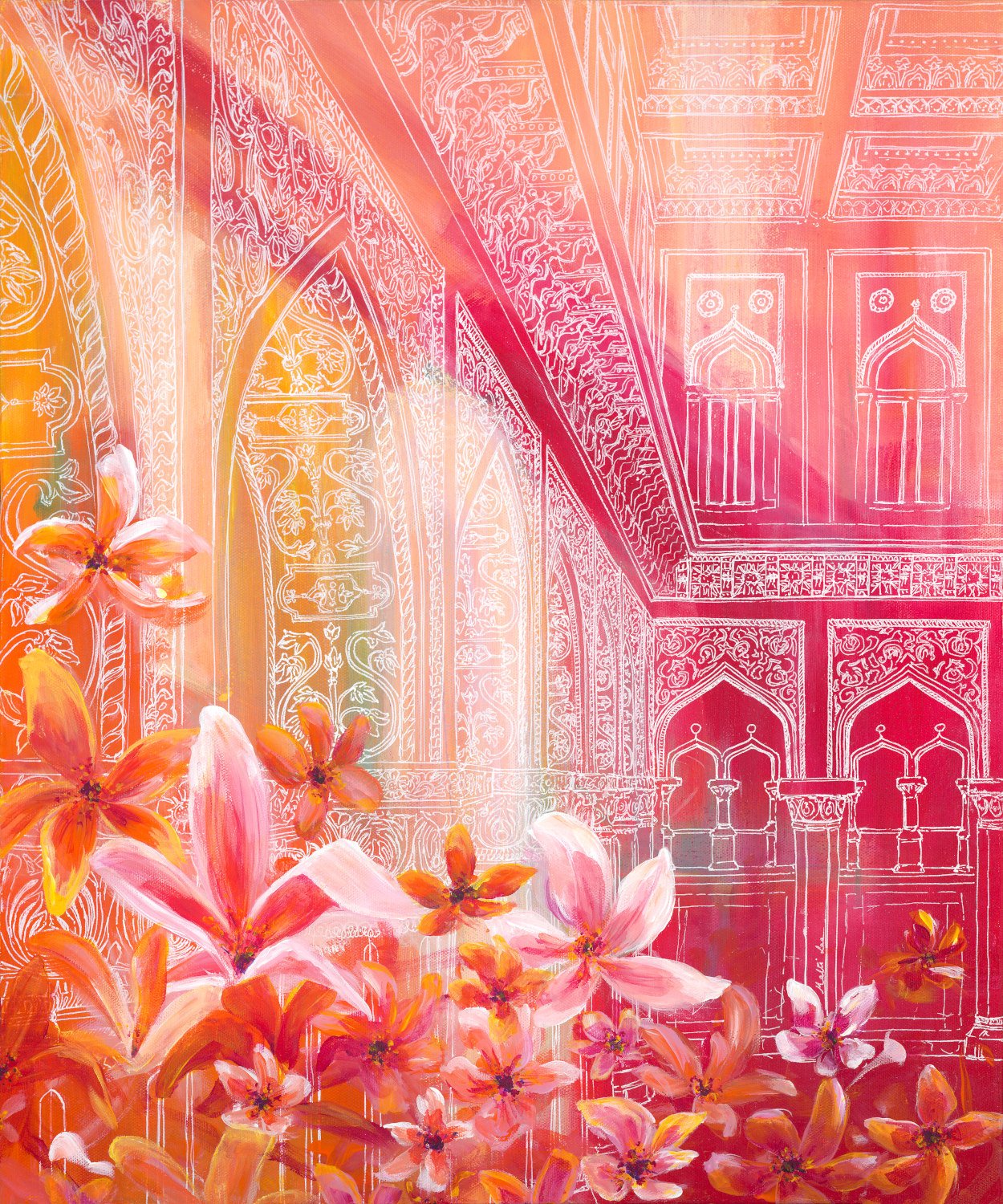 Walking Towards the Light Art Print | Malti B Lee (TX)
