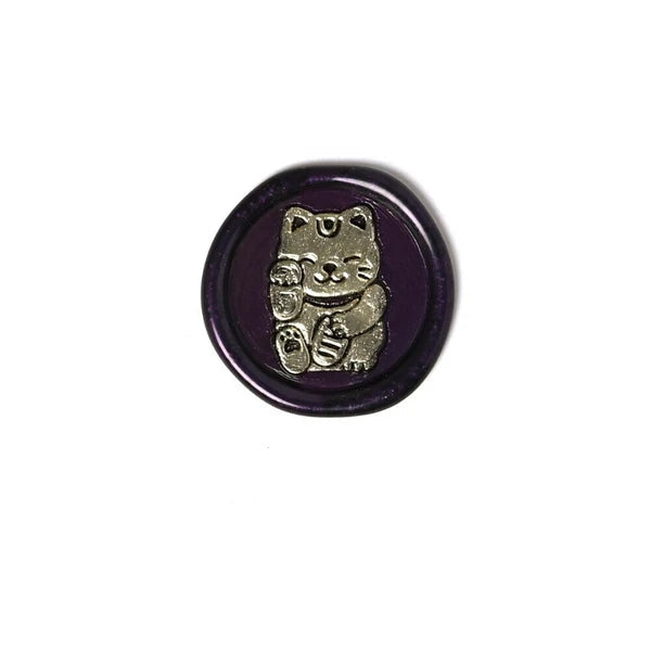 Maneki Neko Wax Seal Stamp | WOODPEPE (Japan)