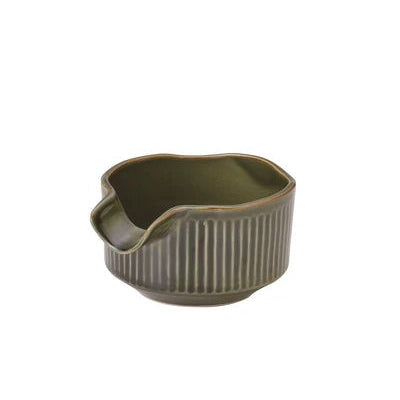 Kataguchi Matcha Bowl | Olive (Japan)