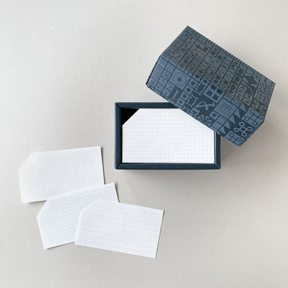 Upcycled Letter Press  Memo Paper Box Set | Yamazoe Printing (Japan)