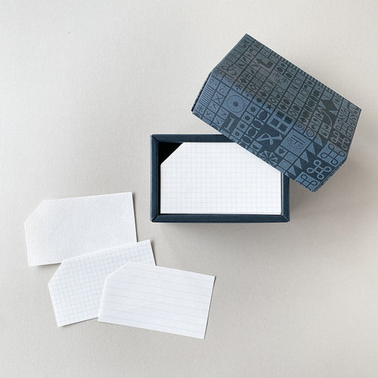 Upcycled Letter Press  Memo Paper Box Set | Yamazoe Printing (Japan)
