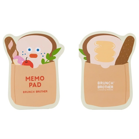 Brunch Brother Die Cut Memo Pad | Mark's Inc. (Japan)