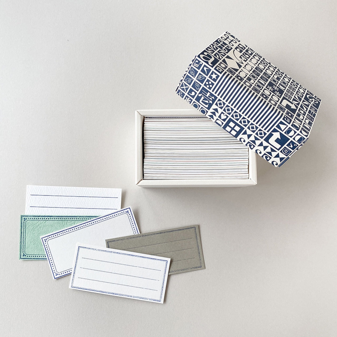 Upcycled Letter Press Message Card Box Set | Yamazoe Printing (Japan)