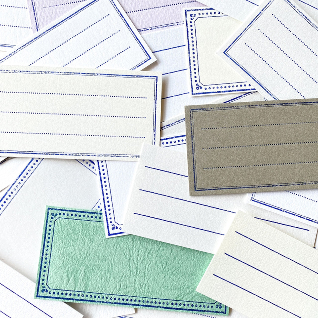 Upcycled Letter Press Message Card Box Set | Yamazoe Printing (Japan)