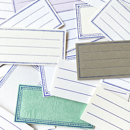 Upcycled Letter Press Message Card Box Set | Yamazoe Printing (Japan)