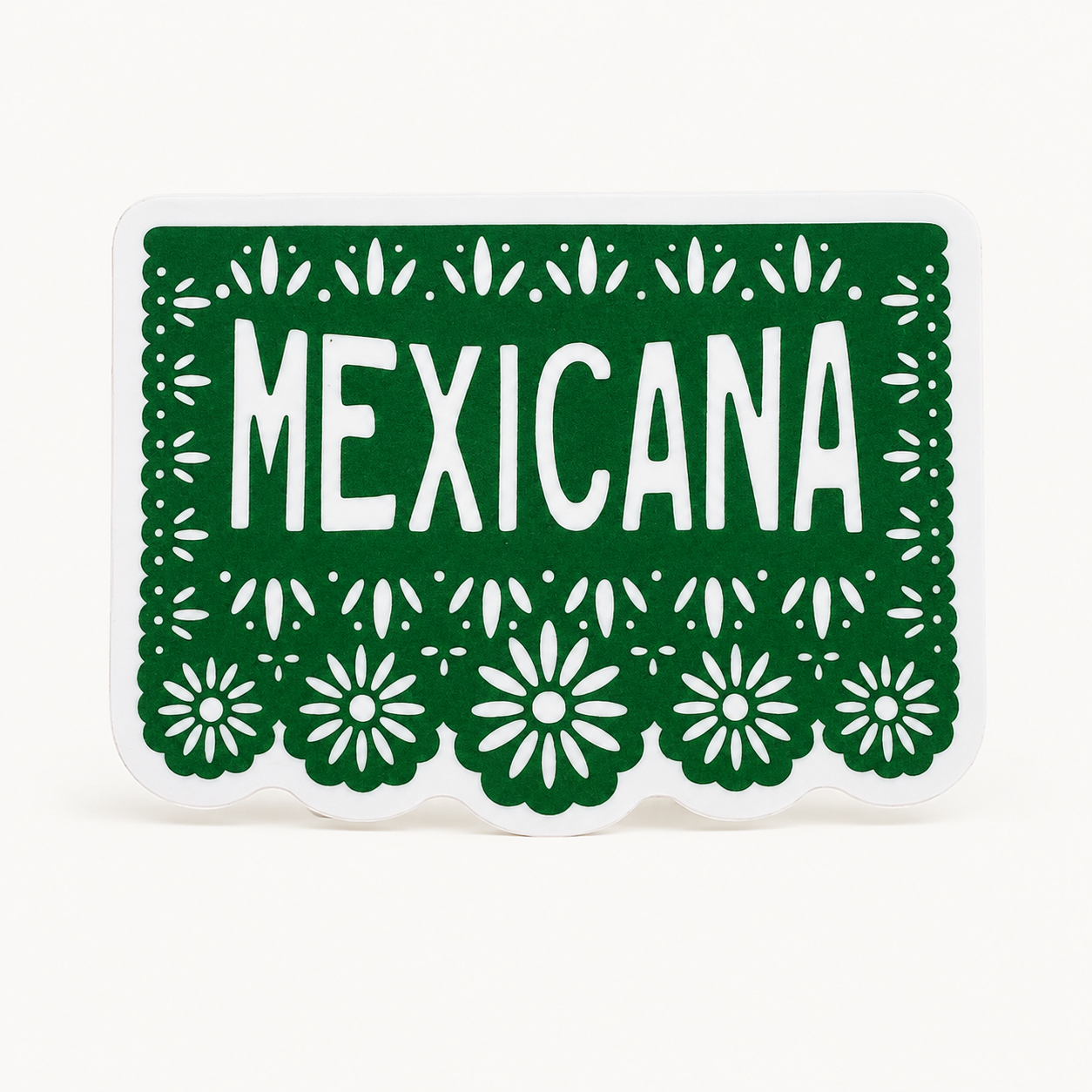 Mexicana Papel Picado Vinyl Sticker  | Kalaka Tx (TX)