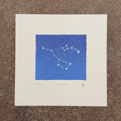 Big & Little Dipper Screenprint | Allison & Jonathan Metzger (IA)