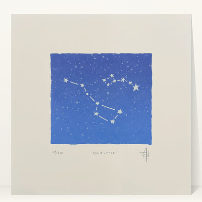 Big & Little Dipper Screenprint | Allison & Jonathan Metzger (IA)