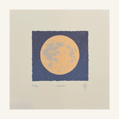 Harvest Moon Screenprint | Allison & Jonathan Metzger (IA)
