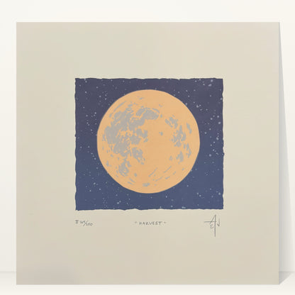 Harvest Moon Screenprint | Allison & Jonathan Metzger (IA)