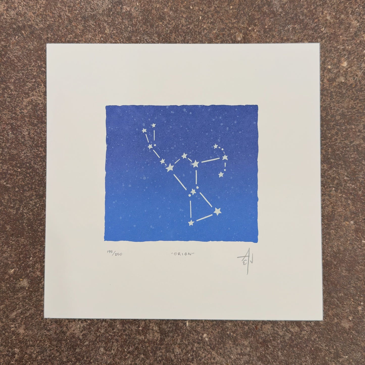 Orion Constellation Screenprint | Allison & Jonathan Metzger (IA)