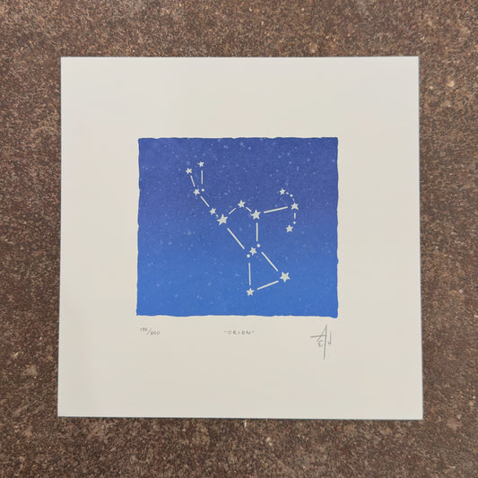 Orion Constellation Screenprint | Allison & Jonathan Metzger (IA)