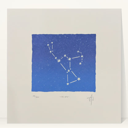 Orion Constellation Screenprint | Allison & Jonathan Metzger (IA)