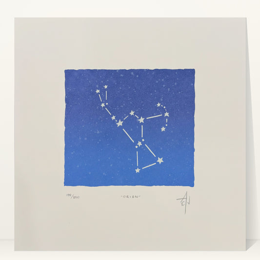 Orion Constellation Screenprint | Allison & Jonathan Metzger (IA)