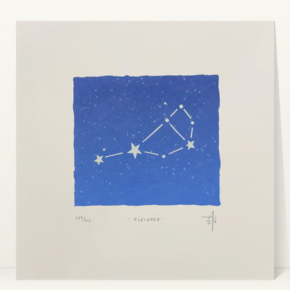 Pleiades Constellation Screenprint | Allison & Jonathan Metzger (IA)